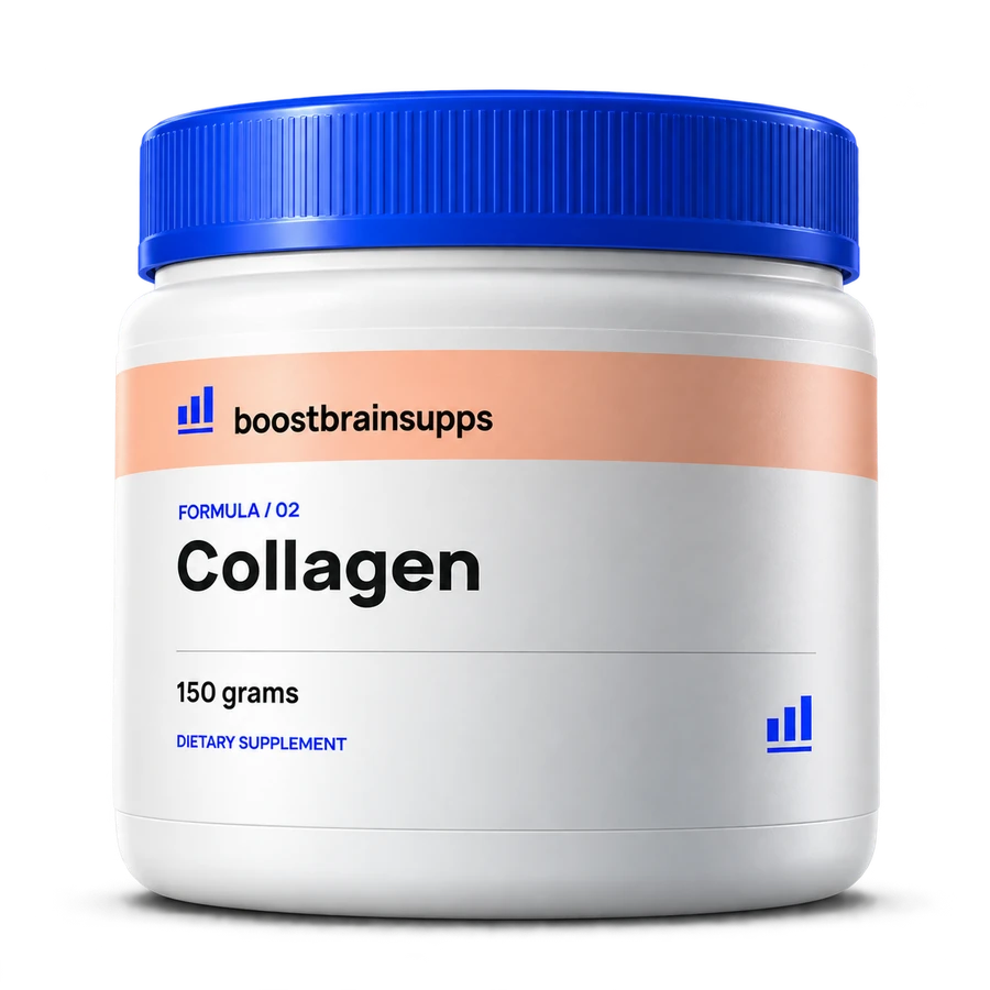 boostbrainsupps Collagen concept packaging visualization